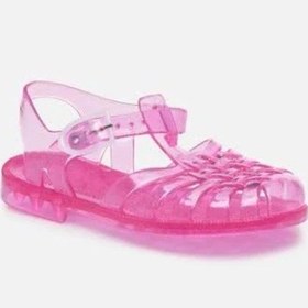 Resim Meduse Sun Rose Paillete - Şeffaf Pembe Kız Çocuk Sandalet 