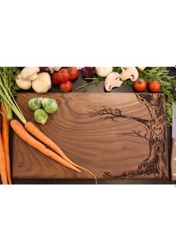 Resim Özel Tasarım Bambu Kesme Tahtası 