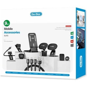 Resim Go Des GD-HD780 9 in 1 Araç Tutucu Seti - ZORE-262533 