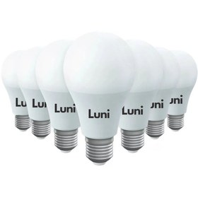 Resim Lunitech 10 Adet Led Ampül Beyaz Renk 9 Watt Tasarruflu Yüksek Işık Gücü A Enerji Sınıfı 9w Ampül Ekonomik 