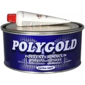 Resim hepsiibirarada Polygold Galvaniz Polyester Extra Soft Çelik Kaporta Macunu 500 Gr 