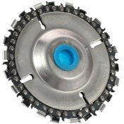 Resim Moveevo 100/115mm Açımlı Taşlama Makinesi İçin 4" 22 Dişli Ahşap İşleme Zincirli Disk Seti 16mm Arbor, 14000rpm 