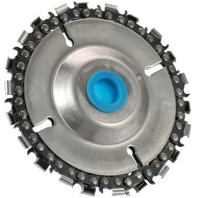 Resim Moveevo 100/115mm Açımlı Taşlama Makinesi İçin 4" 22 Dişli Ahşap İşleme Zincirli Disk Seti 16mm Arbor, 14000rpm 