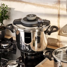 Resim Emsan Vera Düdüklü Tencere 4 Litre Siyah 