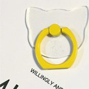 Resim GongtuShop No.16 Tarzı Evrensel Hd Şeffaf Cep Telefonu Tutacağı Şeker Renkli Telefon Zil Tutacağı Cep Telefonu Standı Parmak Yüzük Tutacağı Soporte Celular (Yurt Dışından) 