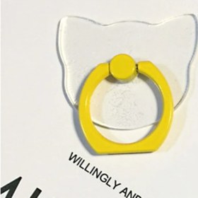 Resim GongtuShop No.16 Tarzı Evrensel Hd Şeffaf Cep Telefonu Tutacağı Şeker Renkli Telefon Zil Tutacağı Cep Telefonu Standı Parmak Yüzük Tutacağı Soporte Celular (Yurt Dışından) 