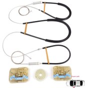 Resim Audi A4 S4 B8 8K 2008-2015 4/5 Kapı İçin Ön Sol Cam Kriko Seti 