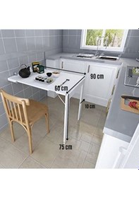 Resim Kydoniahome 60X90 Cm Özel Tasarım Mdf Lam Çerçeveli Çalışma Masası 