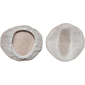 Resim White Guard 1000'lık Pakette 7 Cm M Beyaz Tek Kullanımlık Kulaklık Bonesi,kullan At Kulaklık Kılıfı 