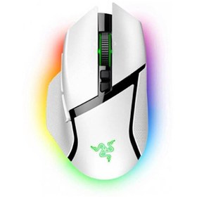 Resim Razer RZ01-04620200-R3G1 Basilisk V3 Pro RGB Kablosuz Optik Beyaz Oyuncu Mouse 