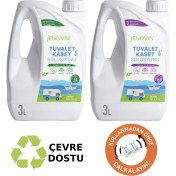 Resim Jenovin Ölçek Hediyeli - Karavan Tekne Yat Tuvalet Wc Kaset Atık Kimyasalı Lavanta - Çam Kokulu 3 L 