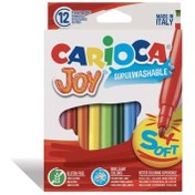 Resim Carioca Joy Yıkanabilir Keçeli Boya Kalemi 12 Adet 