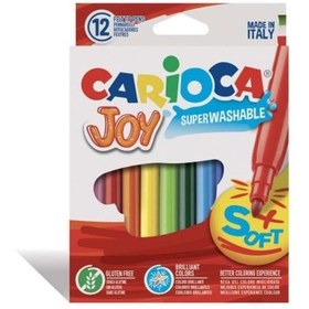 Resim Carioca Joy Yıkanabilir Keçeli Boya Kalemi 12 Adet 