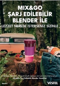 Resim Vestel Mix & Go Şarj Edilebilir Blender 