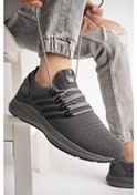 Resim Muggo Couto Garantili Günlük Ortopedik Bağcıklı Çizgili Erkek Sneaker Spor Ayakkabı 001 