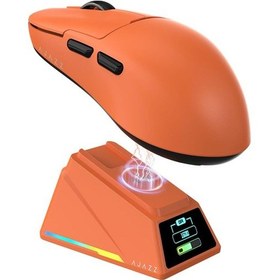 Resim Aj159 Apex 8k Oyun Mouse, 3 Modlu Tft Ekranlı Manyetik Şarj İstasyonu,paw3950 Sensör, 56 Gr Diğer 