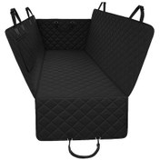 Resim Kedi Köpek İçin Kapitone Oto Koltuk Kılıfı Su Geçirmez Koruyucu Örtü 