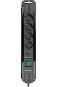 Resim Sılver Crest Scks04 15M 900 Joule 4lü Akım Korumalı Gri Priz 