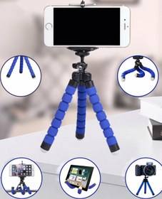 Resim TechnoStation Cep Telefonları Gopro Kamera Ve Makineler Için Büyük Boy Sünger Ayaklı Akrobat Telefon Tutacağı 