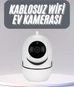 Resim Skygo 360° Full HD Akıllı Kamera Hareket Sensörlü Wifi Kamera Çocuk Güvenlik Kamerası 