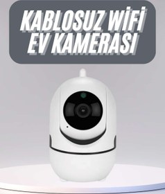 Resim Skygo 360° Full HD Akıllı Kamera Hareket Sensörlü Wifi Kamera Çocuk Güvenlik Kamerası 