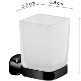 Resim Stelvio Diş Fırçalık - Mat Siyah Mat Siyah 