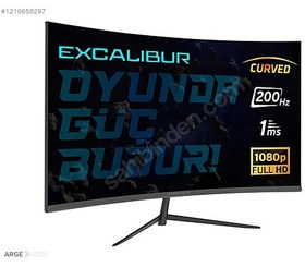 Resim Casper Excalibur M.E27FHD-G 27" 1ms Full HD Curved 200 Hz Oyuncu 