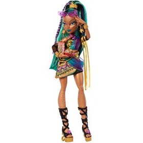 Resim Monster High Mumya Elbisesiyle Nefera de Nile Bebek Oyun Seti JDR48 