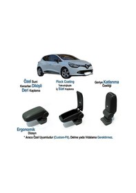 Resim Clıo Lhd Mk4 Araca Özel Kol Dayama Vidasız Kolçak 2013 2014 2015 2016 2017 2018 2019 2020 