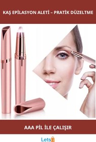 Resim Letsii Kablosuz Kaş Epilasyon Aleti Hassas Yüz Tüyleri için 