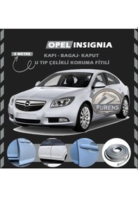 Resim Opel İnsignia Oto Araç Kapı Koruma Fitili 5metre Parlak Gri Renk 