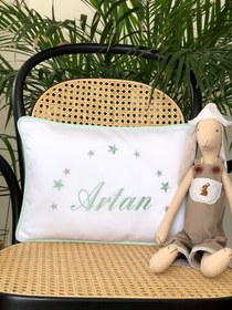 Resim Yıldız Serisi Dekoratif Bebek Yastığı - Biyeli 