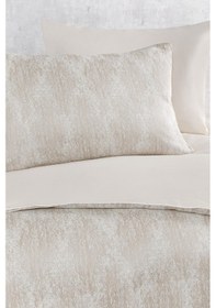 Resim Yataş Summer Charme Shiva Çift Kişilik Saten Nevresim Takımı - Bej 