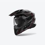 Resim Airoh Commander 2 Carbon Stylish Motosiklet Kaskı Carbon - Kırmızı 