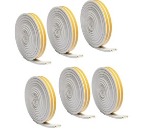 Resim Pass 3x2 Metre Kapı Pencere İzolasyon Bandı Fitili D Tip Kauçuk Bant 