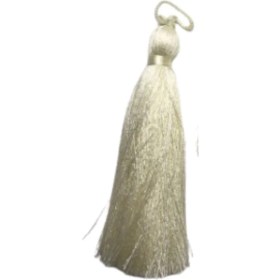 Resim Püskül Tekli 5 cm 1 Adet Krem 