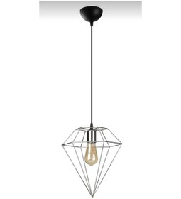 Resim Modern Krom Rustik Retro Metal Prizma Dekoratif Tekli Sarkıt Aviz 