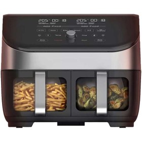 Resim Instant Vortex Plus XL 7.6 Litre Çift Sepetli ClearCook Pencereli Yıkanabilir Air Fryer 