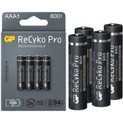 Resim GP RECYKO PRO İNCE AAA 800 MAH 4LÜ ŞARJLI PİL GP85AAAHCB-2EB4 (GPRHCH83B205) GP RECYKO PRO İNCE AAA 800 MAH 4LÜ ŞARJLI PİL GP85AAAHCB-2EB4 (GPRHCH83B205)