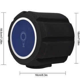 Resim Pazly Profesyonel Mikrofon Rüzgar Korumalı Köpük Kılıf - 48-58mm, Gürültü Azaltıcı Mikrofon Kılıf 