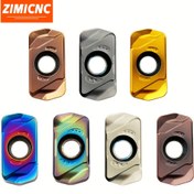 Resim Yüksek Performanslı Karbür Freze Uçları CNC Freze İşlemi için - Hızlı Besleme, Çelik & Paslanmaz Çelik için Düzenlenebilir Kesme Aletleri, EXN03R Tutucularla Uyumlu 