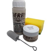 Resim Derby Açık Bej Oto Döşeme Boyası ve Açık Bej Deri Tamir Macunu 