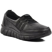 Resim Voyager 8278 Siyah Hakiki Deri Kadın Günlük Ayakkabı 001 