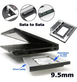 Resim Vigor 9.5mm Sata HDD Harddisk Kızak Kutu Notebook 