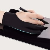 Resim 1 adet ArtPro Lekeye Dayanıklı Lycra Eldiven - Sanat, Yazma ve Dijital Çizim için Temel Koruma - Sanatçılar, Kaleografi Tutkunları ve Dijital Boyacılar için Yaratıcılığı ve Verimliliği Artırır 