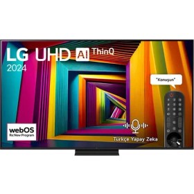 Resim LG 55UT9100 55" 139 Ekran Uydu Alıcılı 4K Ultra HD Smart LED TV 