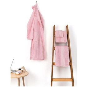 Resim Soley Minerva %100 Pamuklu 2'Li El - Yüz Havlusu Seti Pembe 50 x 90 Pembe 
