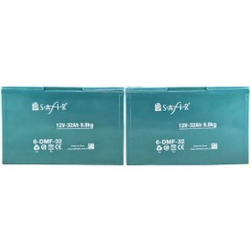 Resim Safir Jel Akü 12 V - 32 Ah 9.8kg - 2'li Set 