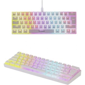 Resim Torima Tk-04 Siyah Mekanik Rgb Işıklı Kablolu Q Klavye 