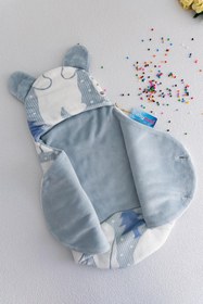 Resim Babymod Ayıcık Figürlü Erkek Bebek Kundak 